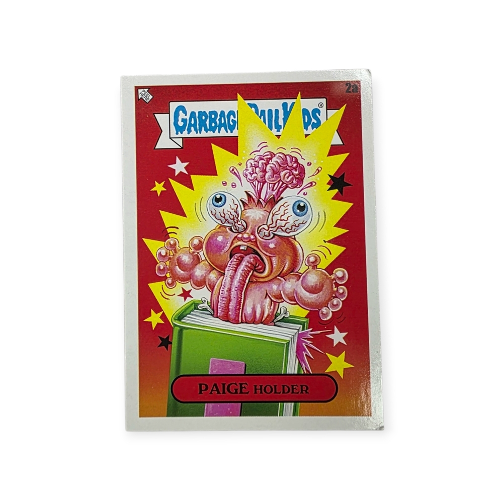 Garbage Pail Kids Trading Card - Red